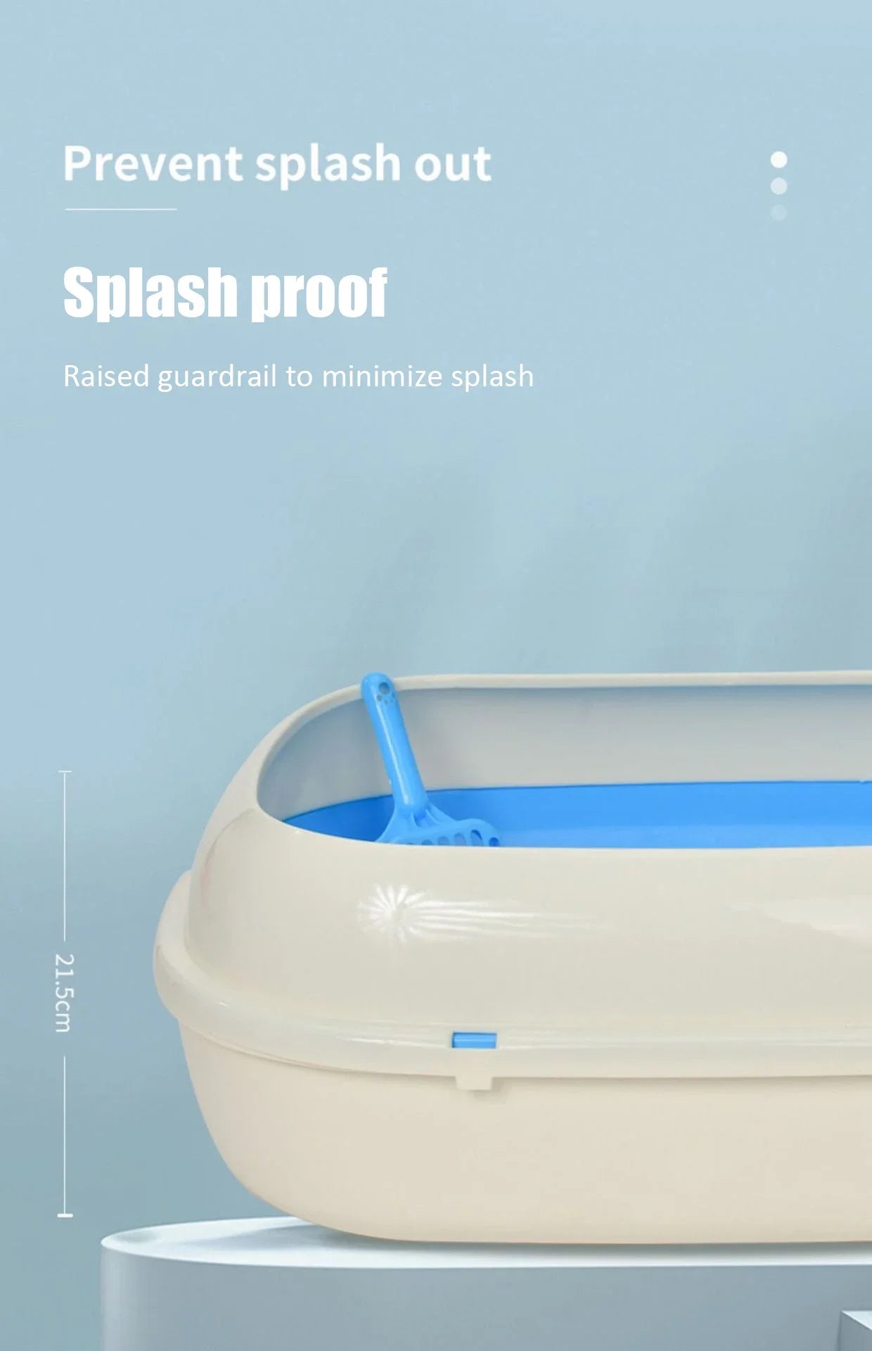 New Semi-closed Grid Drawer Double Cat Litter Pan Easy To Cleaning Extra Large Splash Proof for Pine Litter Pet Products
